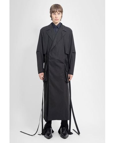 Ann Demeulemeester Coats - Blue