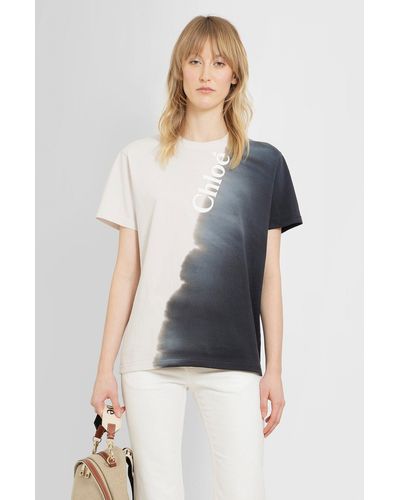 Chloé T-shirt Con Stampa - Multicolour