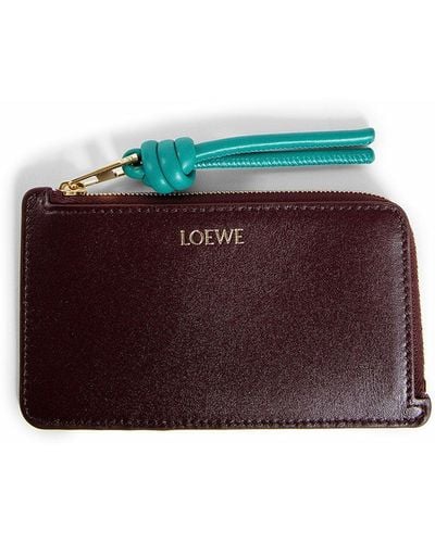 Loewe Wallets & Cardholders - Purple