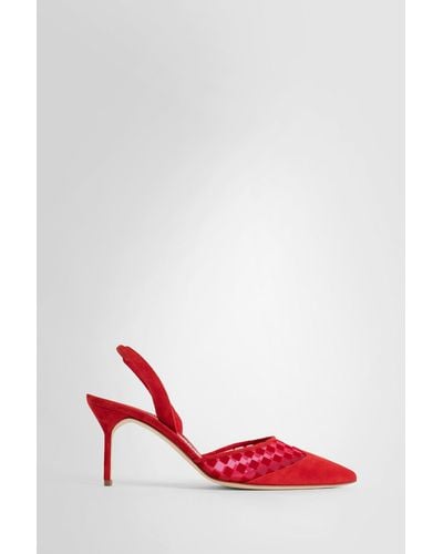Manolo Blahnik Olo Blahnik Court Shoes - Red