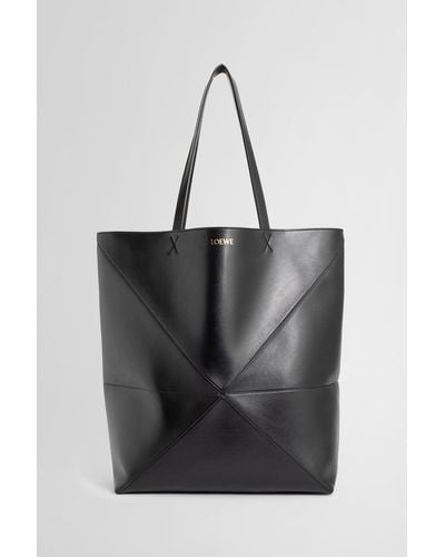Loewe Tote Bags - Black