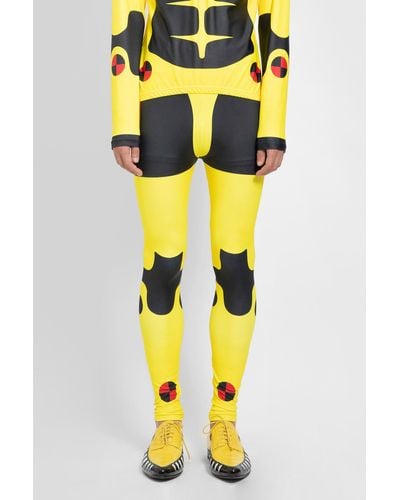 Walter Van Beirendonck leggings - Yellow