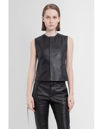 Ann Demeulemeester Waistcoats - Blue