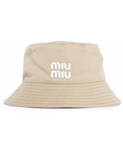 Miu Miu Hats - Natural