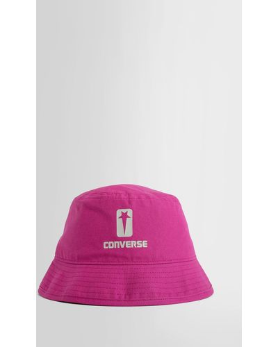 Rick Owens Drkshw X Converse Bucket Hat Hats - Pink