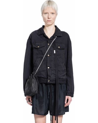 Ann Demeulemeester Jackets - Blue