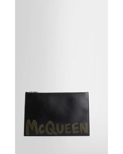 Alexander McQueen Clutches & Pouches - Grey