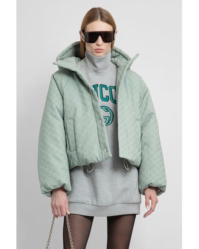 Gucci GG Canvas Puffer Jacket - Green