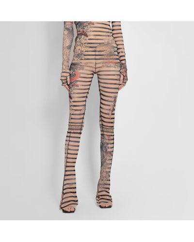 Jean Paul Gaultier leggings - Natural