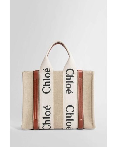 Chloé Chloé Tote Bags - Natural