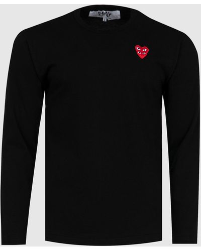 COMME DES GARÇONS PLAY Long-sleeve t-shirts for Men | Online Sale up to 51%  off | Lyst