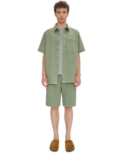 A.P.C. Nelson Short-sleeve Shirt - Green