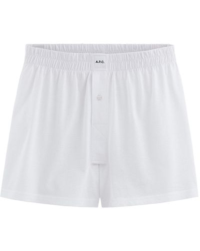 A.P.C. Cabourg Boxer Shorts - White