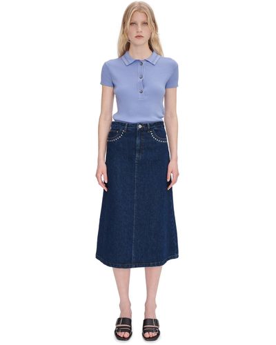 A.P.C. Redwood Skirt - Blue