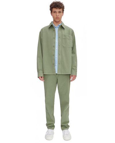 A.P.C. Basile Logo Overshirt - Green