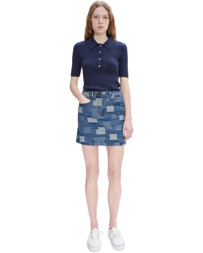 A.P.C. Mary-jane Skirt - Blue