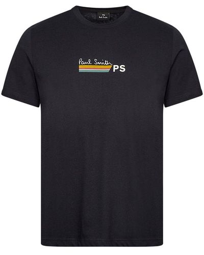 Paul Smith Stripe T-shirt - Black