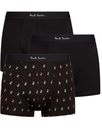 Paul Smith 3-pack Trunks - Black