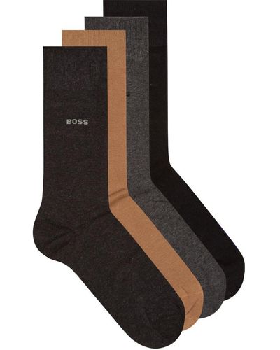 BOSS by HUGO BOSS 4 Pack Socks - Black