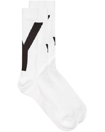 Y-3 Hi Socks - White