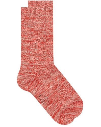 Nudie Jeans Chunky Socks - Red