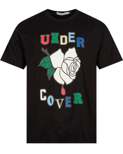 Undercover Flower Logo T-shirt - Black