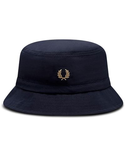 Fred Perry Nylon Bucket Hat - Blue