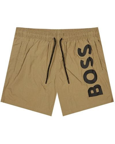 BOSS Octopus Swim Shorts - Green