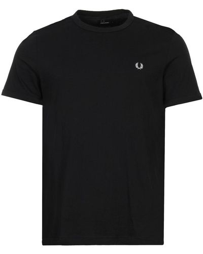 Fred Perry Ringer T-shirt - Black