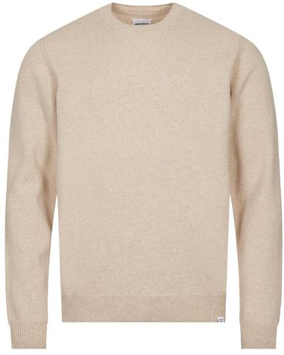 Norse Projects Sigfred Crew Neck Knit Sweater - White