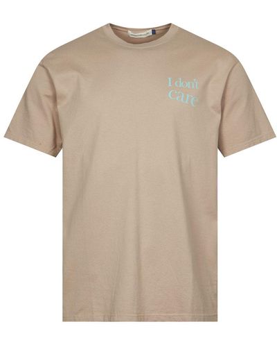 Undercover I Don't Care T-shirt - Natural