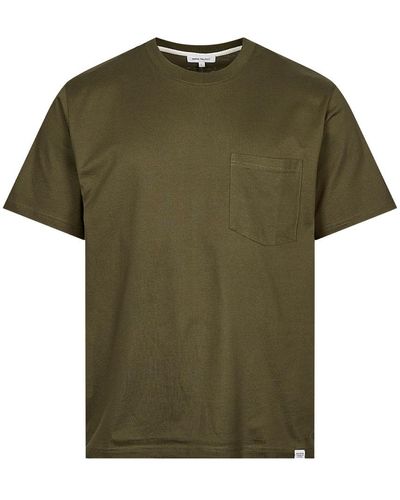 Norse Projects Johannes Pocket T-shirt - Green