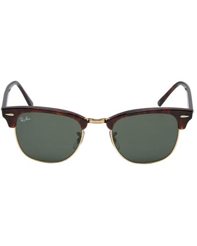 Ray-Ban Green Or Tortoiseshell Clubmaster Sunglasses