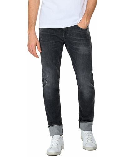 Replay Anbass Slim Fit Jeans - Blue