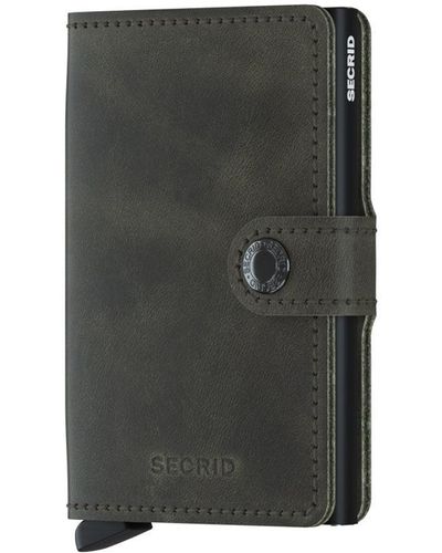 Secrid Mini Wallet Vintage Olive / Black - Green