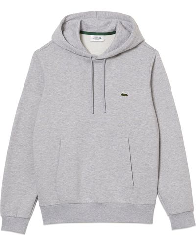 Sweat Lacoste Maxi Logo Blanc pour Homme