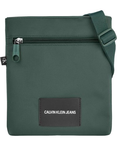 Calvin Klein Utility Phone Crossbody Bag in Green for Men