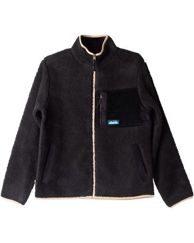 Kavu Wayside Full Zip Fleece Jacket - Black