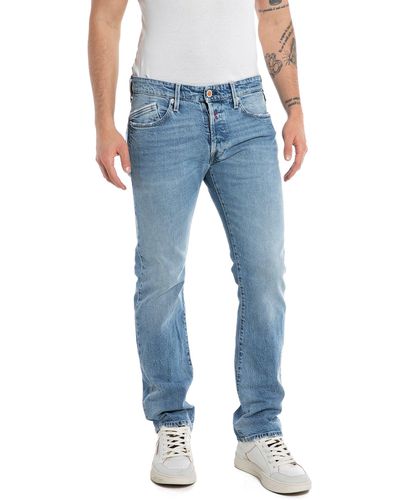 Replay Waitom Regular Fit Jeans - Blue