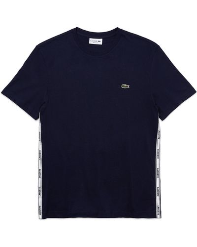 Lacoste Side Tape T-shirt Th1207 - Blue