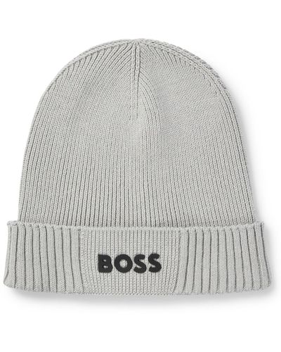 BOSS by HUGO BOSS Asic Beanie X Hat in Blue for Men Lyst
