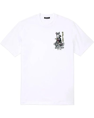 Replay Short sleeve t-shirts for Men | Online Sale up to 54% | Lyst