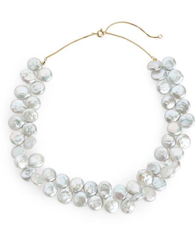 ARKET Freshwater Pearl Necklace - White