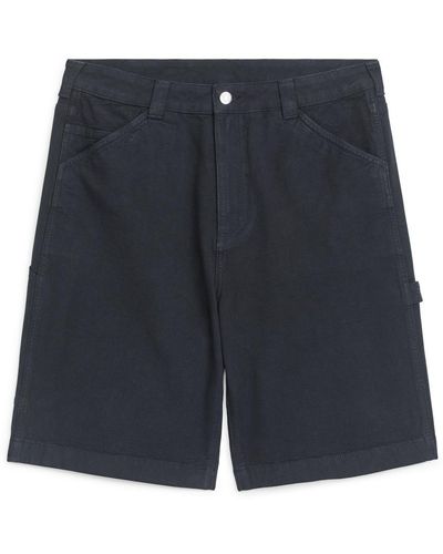 ARKET Utility-Shorts Aus Baumwolle - Blau