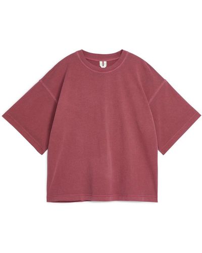 ARKET Cotton T-shirt - Red