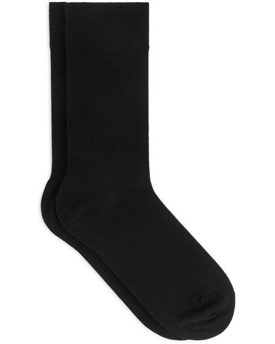 ARKET Wool Socks Set Of 2 - Black