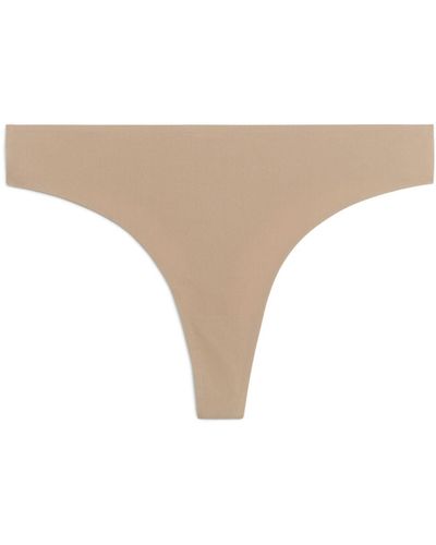 ARKET Seamless Thongs - Natural