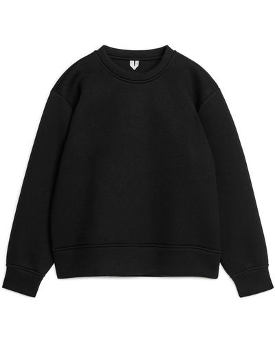 ARKET Scuba Sweatshirt - Black
