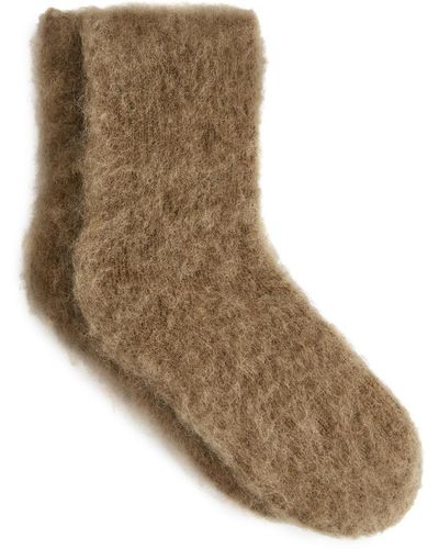 ARKET Socken Aus Mohairmix - Natur