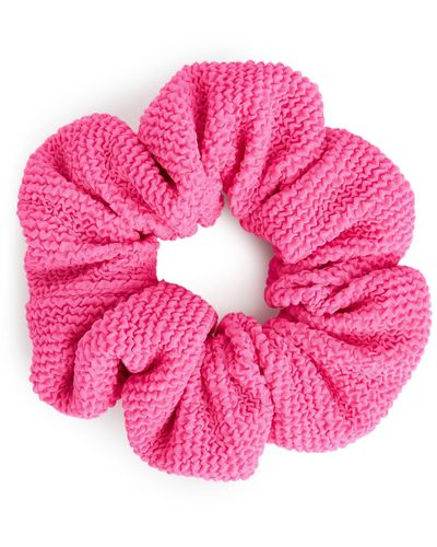 ARKET Crinkle Scrunchie - Pink